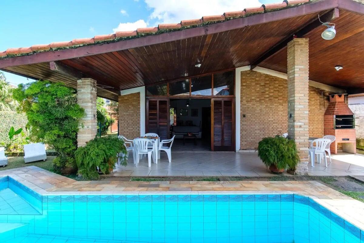 Bh4 - Bh4: Casa Com Piscina Ao Lado Da Praia Grande ウバトゥバ エクステリア 写真